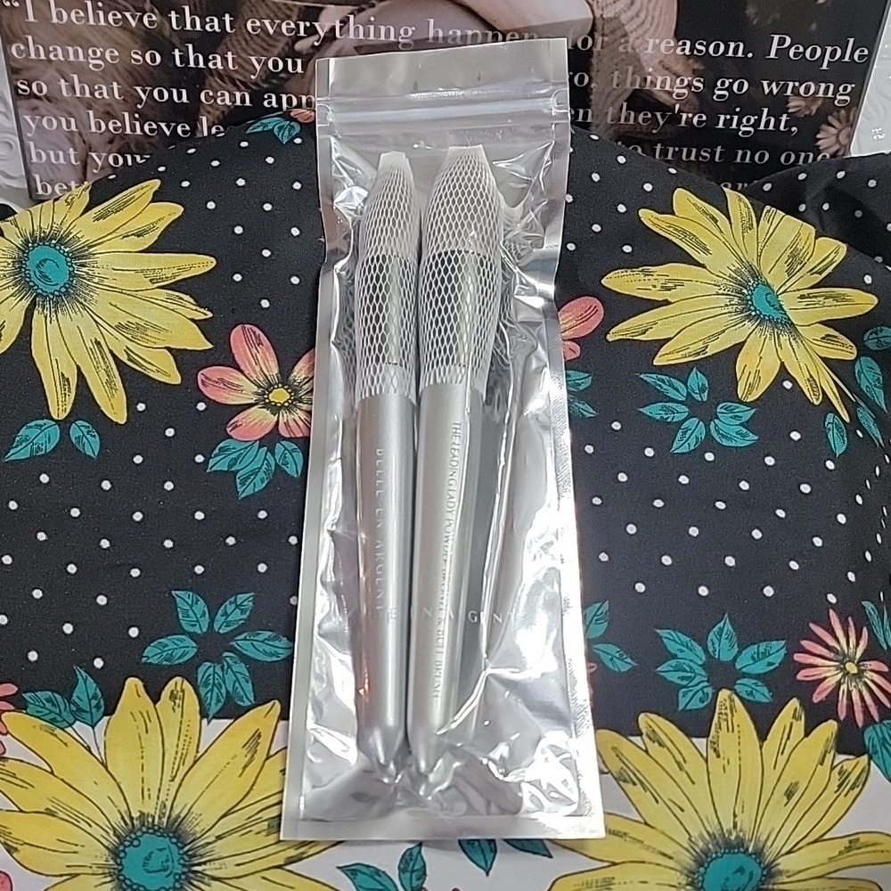 Belle En Argent Bronze & Buff Brush Duo Set